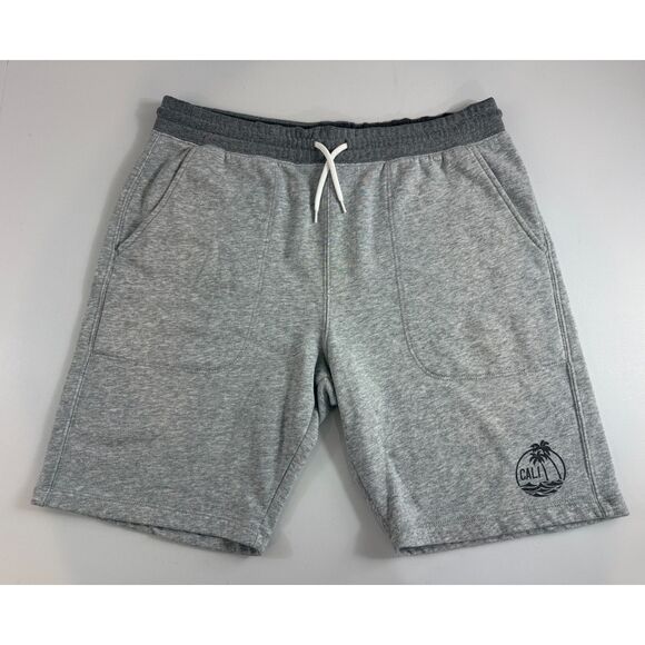 Old Navy Gray Fleece Shorts - Men's Large - Picture 1 of 12